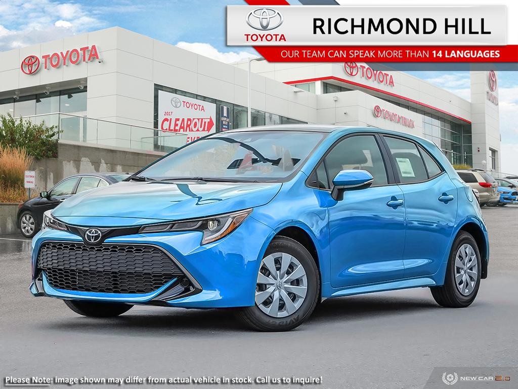 2020 Toyota Corolla Hatchback : 1 2020 Toyota Corolla Hatchback